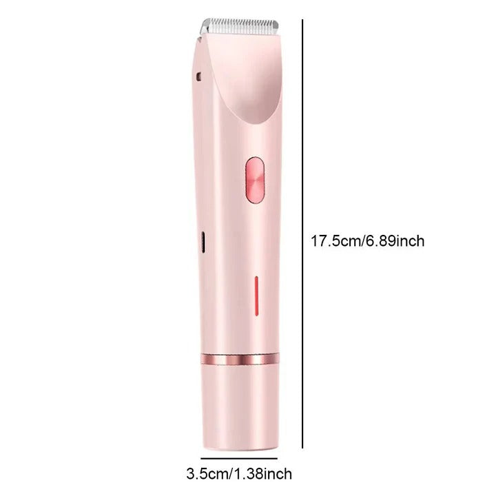 Womens Cordless Bikini Hair Trimmer Precision Blade USB Rechargeable