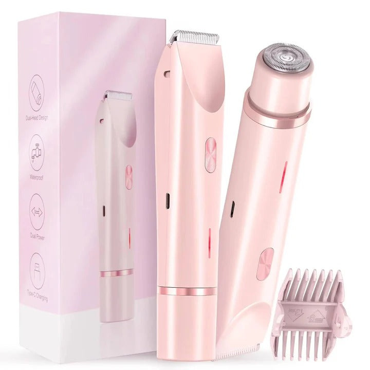 Womens Cordless Bikini Hair Trimmer Precision Blade USB Rechargeable