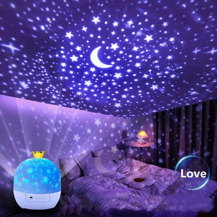 Kids Night Projector Rotating Starry Sky Lamp