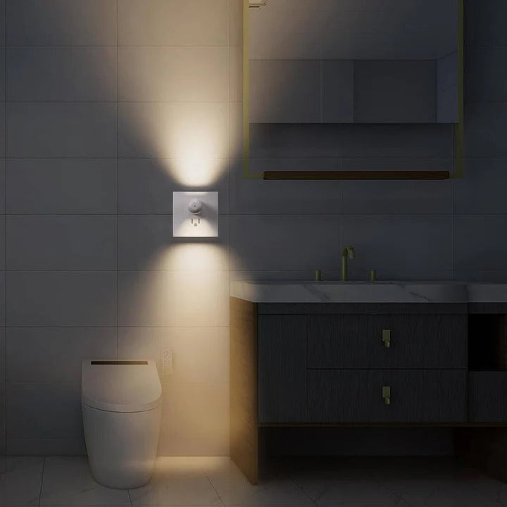 Compact Wall Socket with Energy-Efficient LED Slim Design