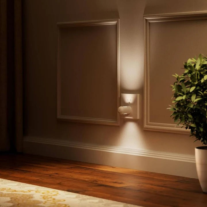Compact Wall Socket with Energy-Efficient LED Slim Design