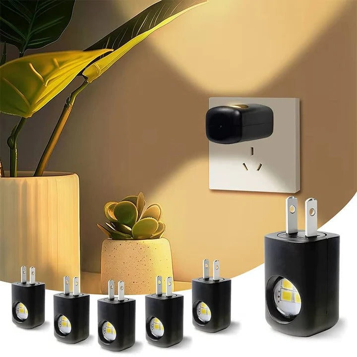 Compact Wall Socket with Energy-Efficient LED Slim Design