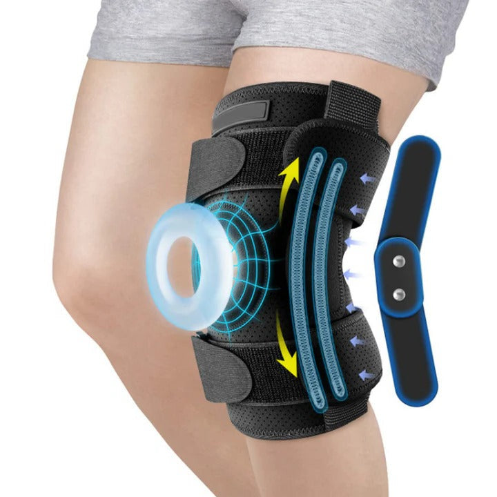 Adjustable Hinged Knee Brace for Meniscus Tear ACL Recovery - Lenila