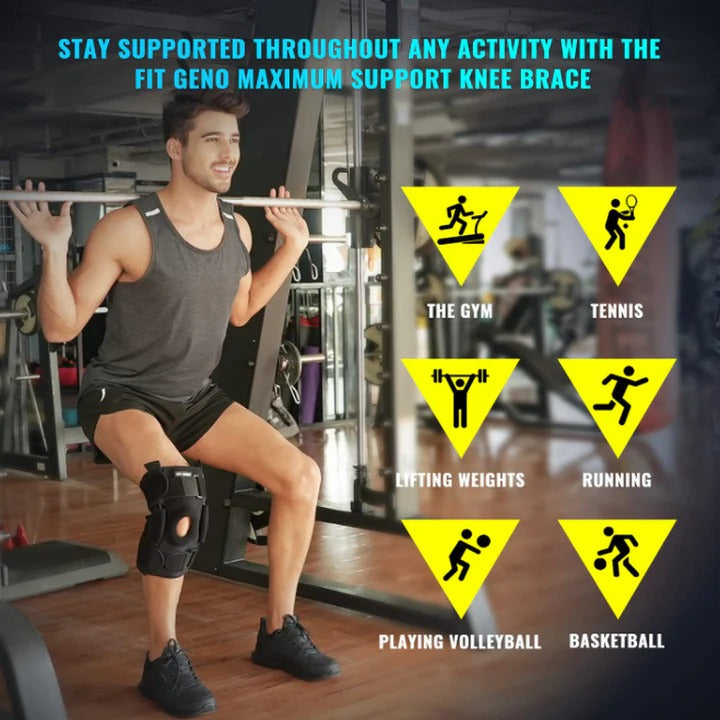 Adjustable Hinged Knee Brace for Meniscus Tear ACL Recovery