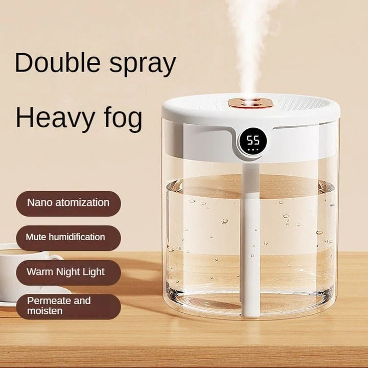 Ultrasonic Air Humidifier Cool Mist Whisper Quiet Operation