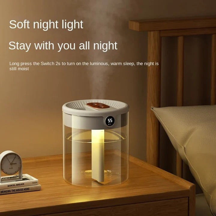 Ultrasonic Air Humidifier Cool Mist Whisper Quiet Operation