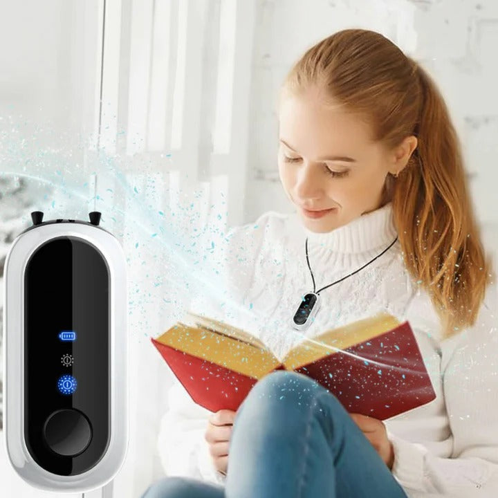 Portable Air Purifier Wearable Neck Design Compact Personal Use - Lenila