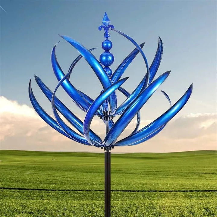 Outdoor Metal Wind Spinner Weather-Resistant Dual Directional Movement - Lenila