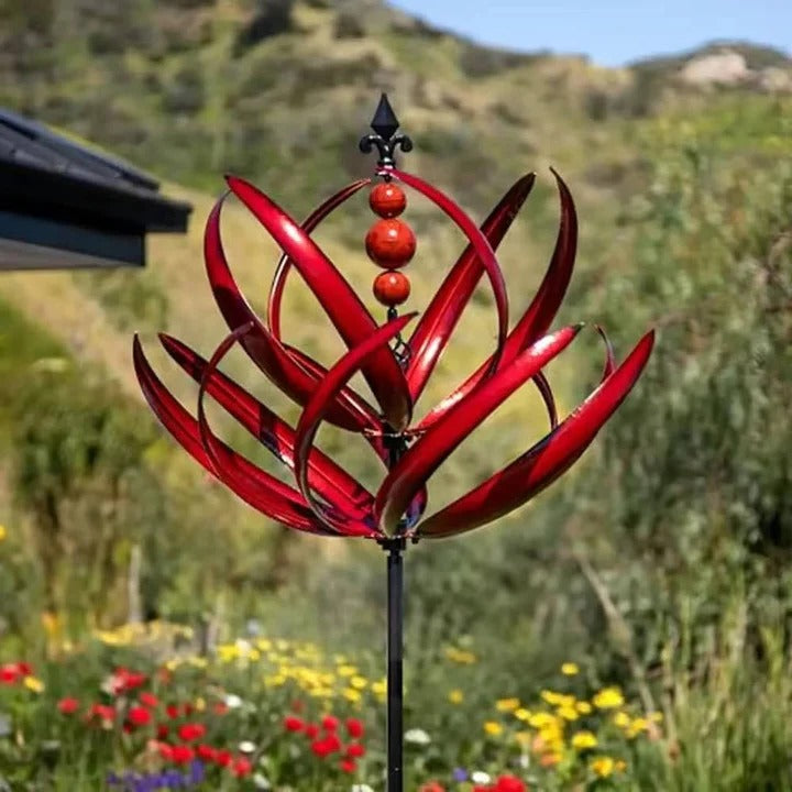 Outdoor Metal Wind Spinner Weather-Resistant Dual Directional Movement