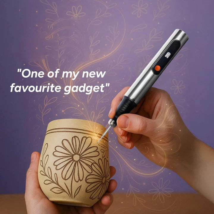 Portable Handheld Engraving Pen with Compact Carving Tool