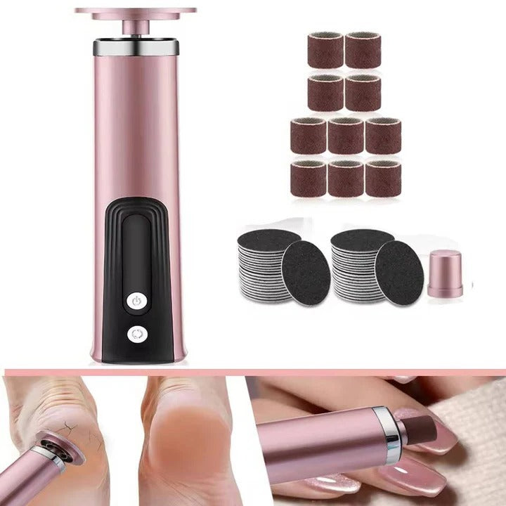 Rechargeable Electric Callus Remover with Dual Speed Settings - Lenila
