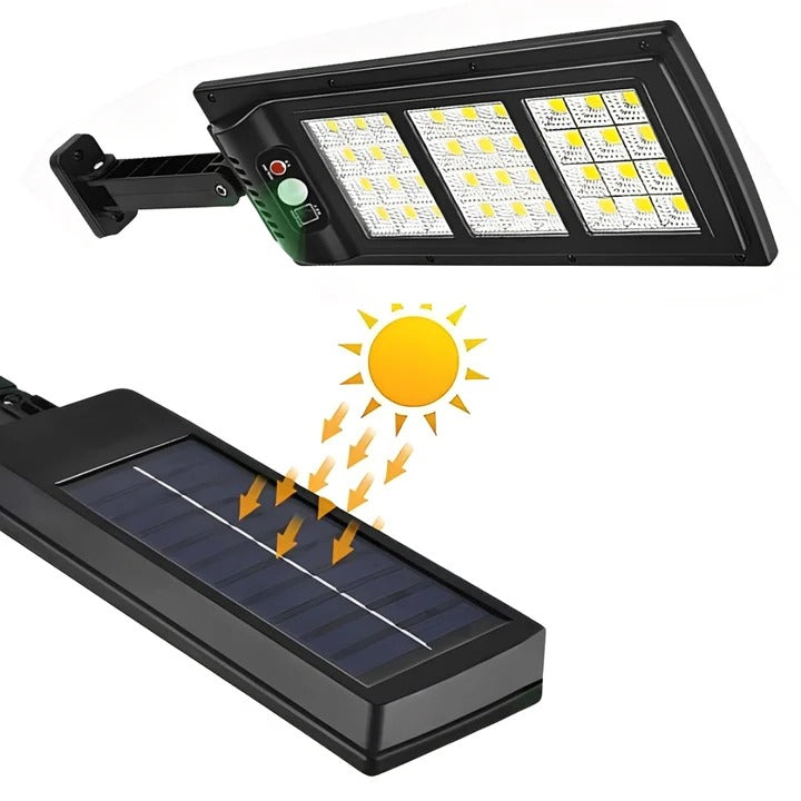Outdoor LED Solar with Adjustable Head and Rechargeable Battery - Lenila