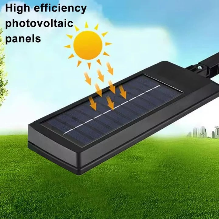 Outdoor LED Solar with Adjustable Head and Rechargeable Battery