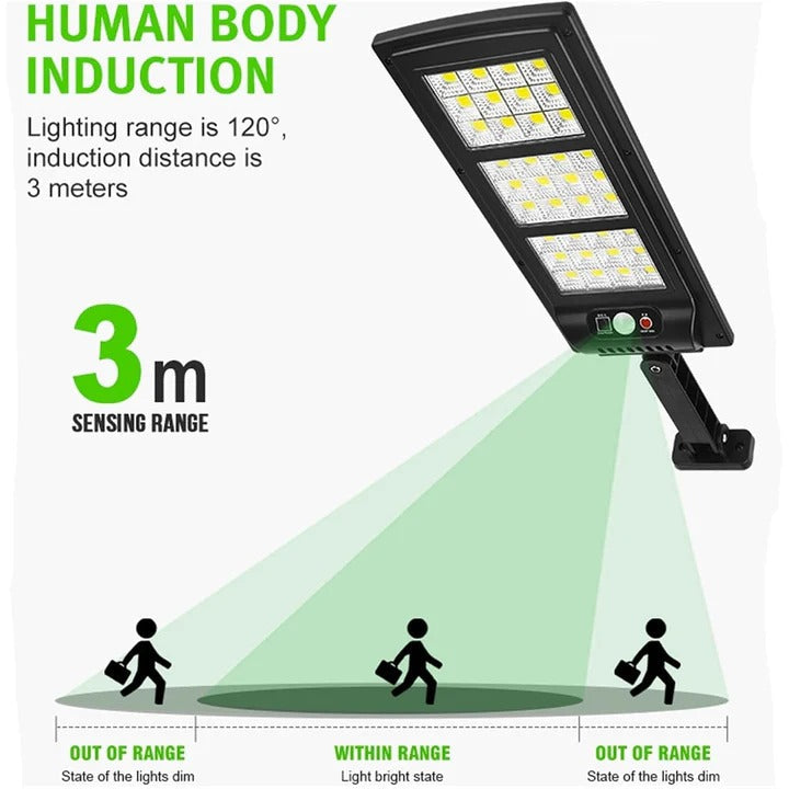 Outdoor LED Solar with Adjustable Head and Rechargeable Battery