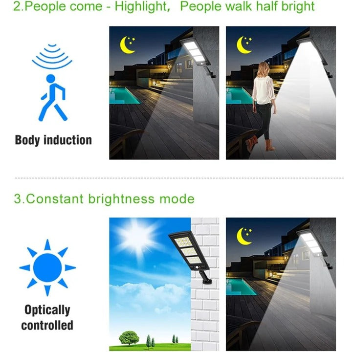 Outdoor LED Solar with Adjustable Head and Rechargeable Battery