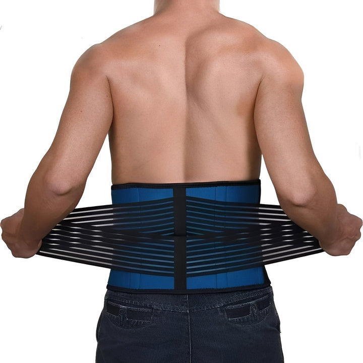 Lower Back Support Brace Elastic Fabric Non-Slip Design