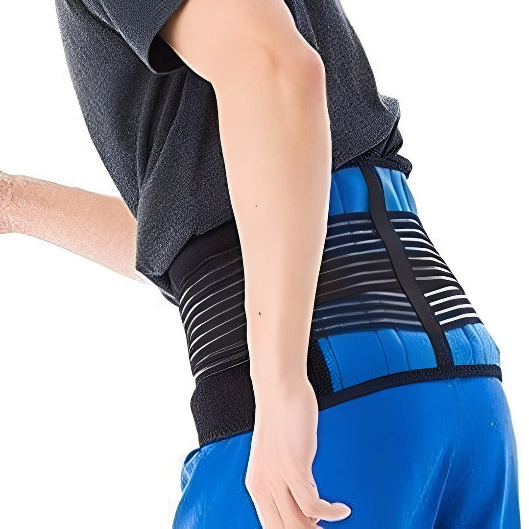 Lower Back Support Brace Elastic Fabric Non-Slip Design