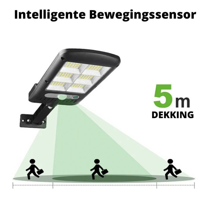 Outdoor Solar LED Garden Lamp with Motion Sensor 6000K Cool