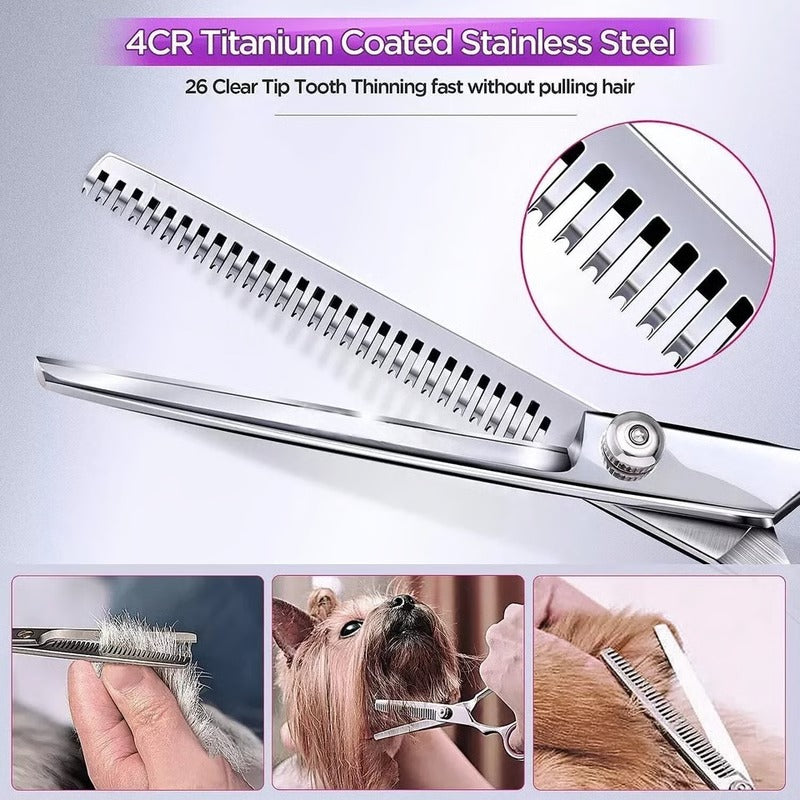 Pet Grooming Scissors Stainless Steel Precision Cut