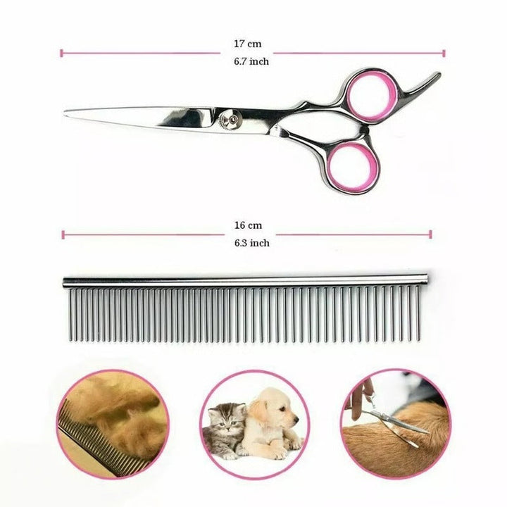Pet Grooming Scissors Stainless Steel Precision Cut