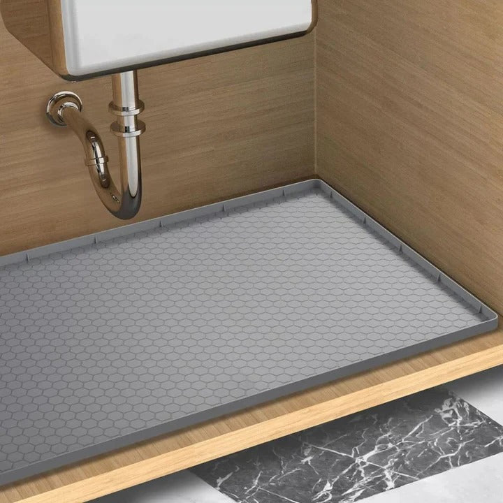 Under Sink Protective Silicone Liner Waterproof Leak Guard - Lenila