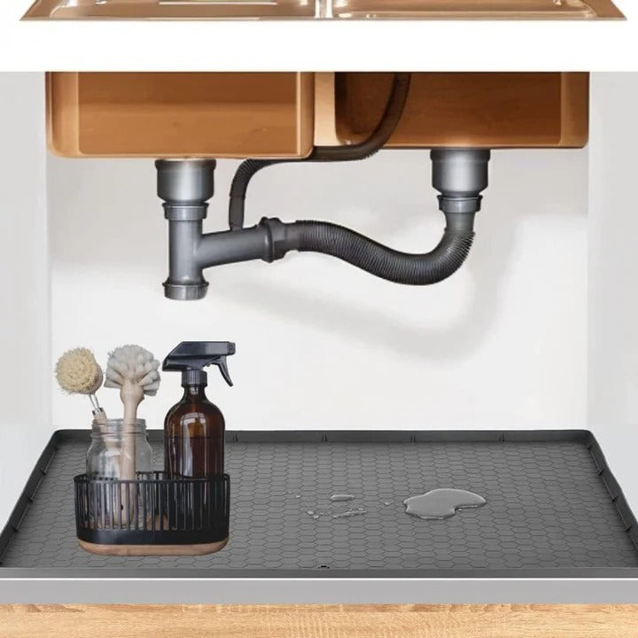 Under Sink Protective Silicone Liner Waterproof Leak Guard