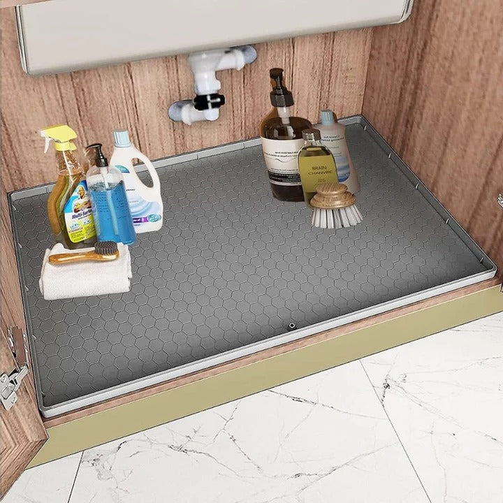 Under Sink Protective Silicone Liner Waterproof Leak Guard