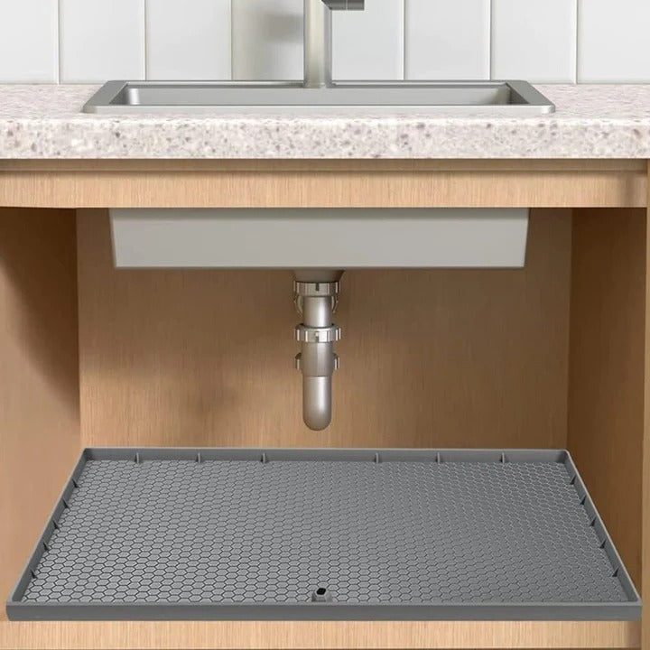Under Sink Protective Silicone Liner Waterproof Leak Guard