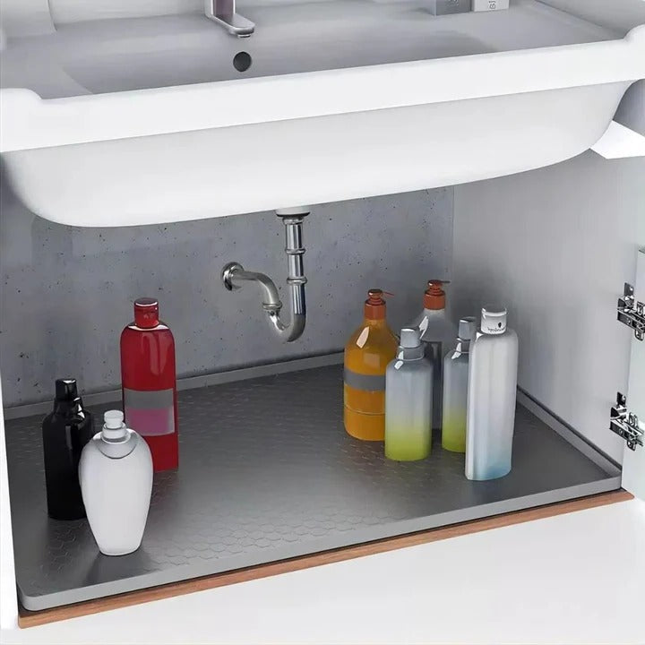 Under Sink Protective Silicone Liner Waterproof Leak Guard