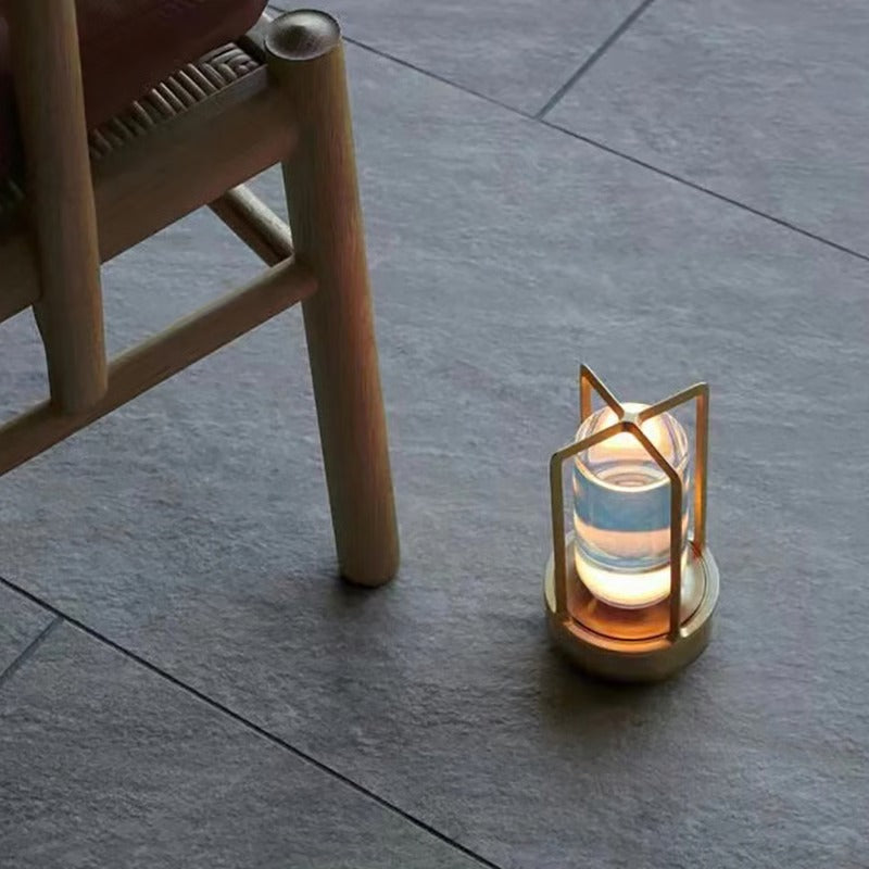 Rechargeable Table Lamp Crystal Ambient Glow