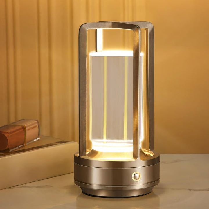 Rechargeable Table Lamp Crystal Ambient Glow