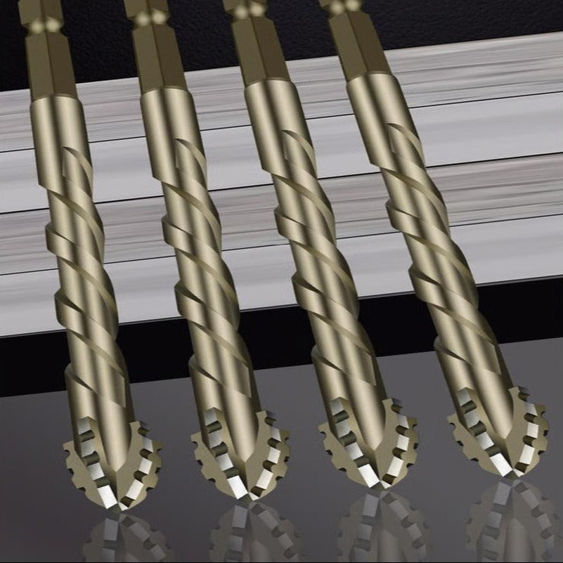Eccentric Drill Bit with Serrated Cutting Edges Professional Grade