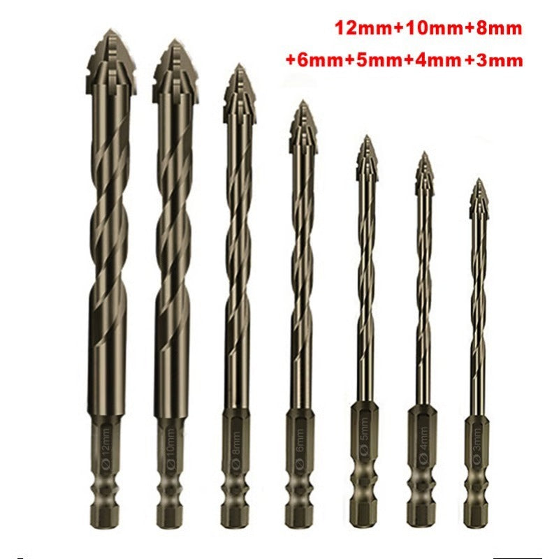 Eccentric Drill Bit with Serrated Cutting Edges Professional Grade