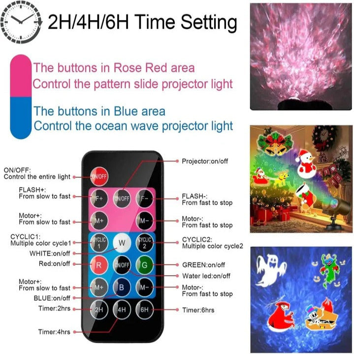 LED Display Festive Projector Lights with LED Technology