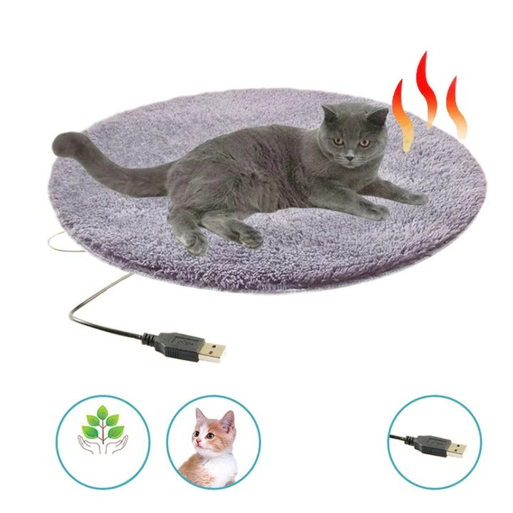 Electric Heated Pet Pad USB Power Port Rapid Warming Technology