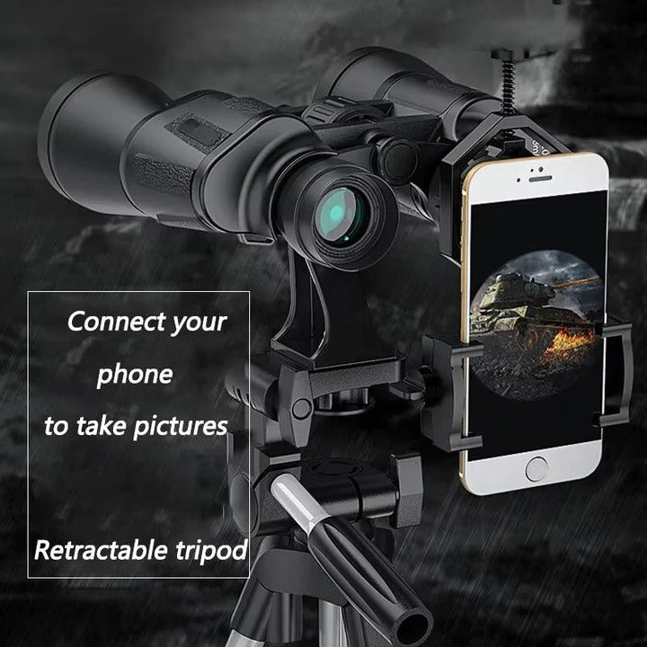 High Power Binoculars Large Objective Lens Long Range
