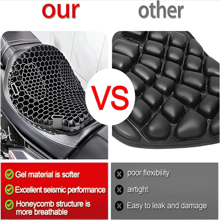 Gel Seat Pad Motorcycle Long-Distance Comfort