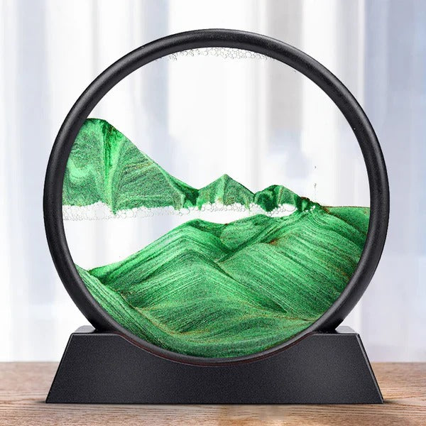 3D Kinetic Sand Landscape Moving Sea Sand Art Decor