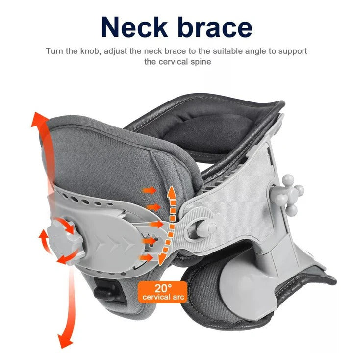 Adjustable Neck Stretcher Pillow with Heat Cervical Support Device