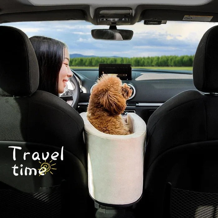 Pet Armrest Seat and Travel Bag for Small Dogs and Cats