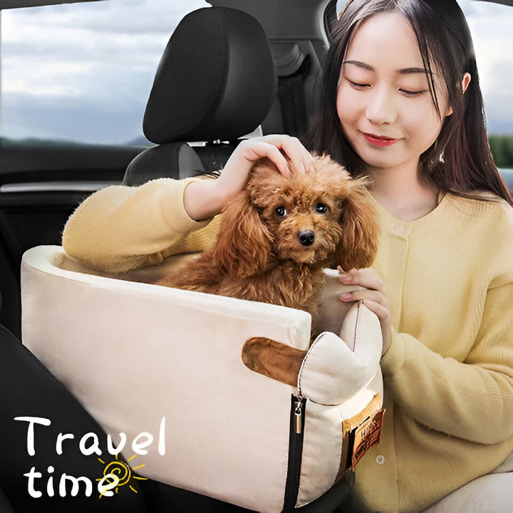 Pet Armrest Seat and Travel Bag for Small Dogs and Cats