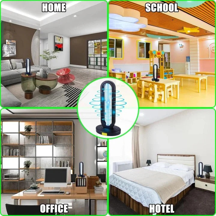 UV Sanitizer Lamp with Remote Control Ultraviolet Sterilizer for Home