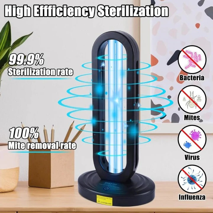 UV Sanitizer Lamp with Remote Control Ultraviolet Sterilizer for Home