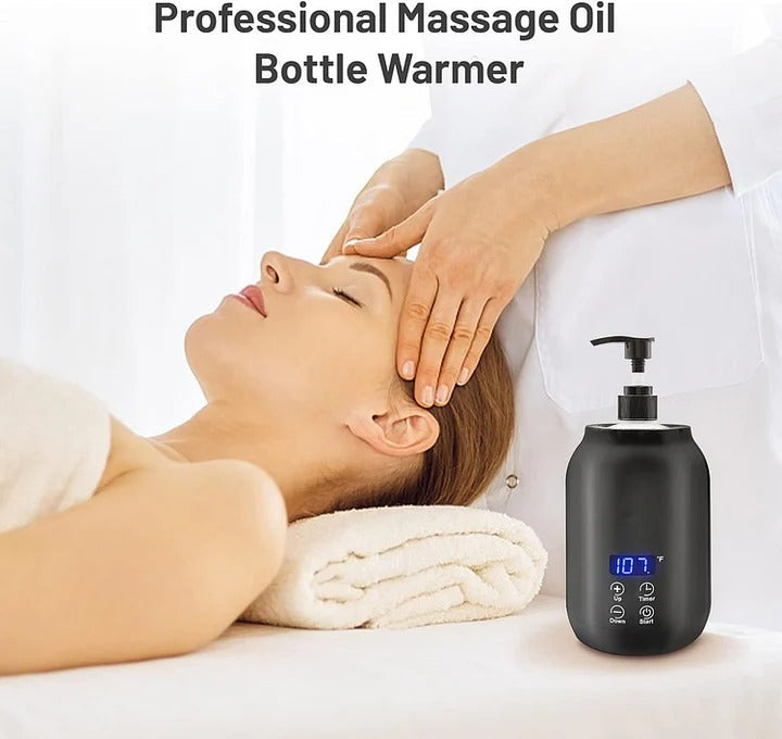 Electric Massage Oil Warmer Digital Heater with Timer Adjustable