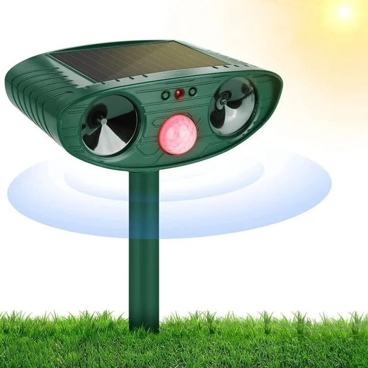 Outdoor Solar Ultrasonic Bird Repellent Motion-Activated Garden - Lenila