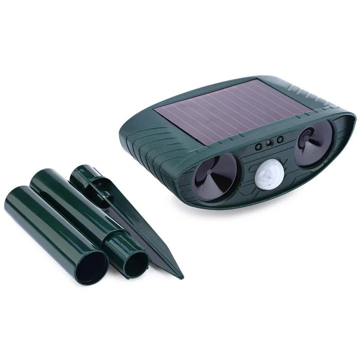 Outdoor Solar Ultrasonic Bird Repellent Motion-Activated Garden