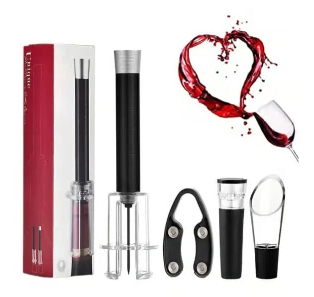 Wine Opener Set with Air Pressure and Needle Cork Extractor Effortless - Lenila