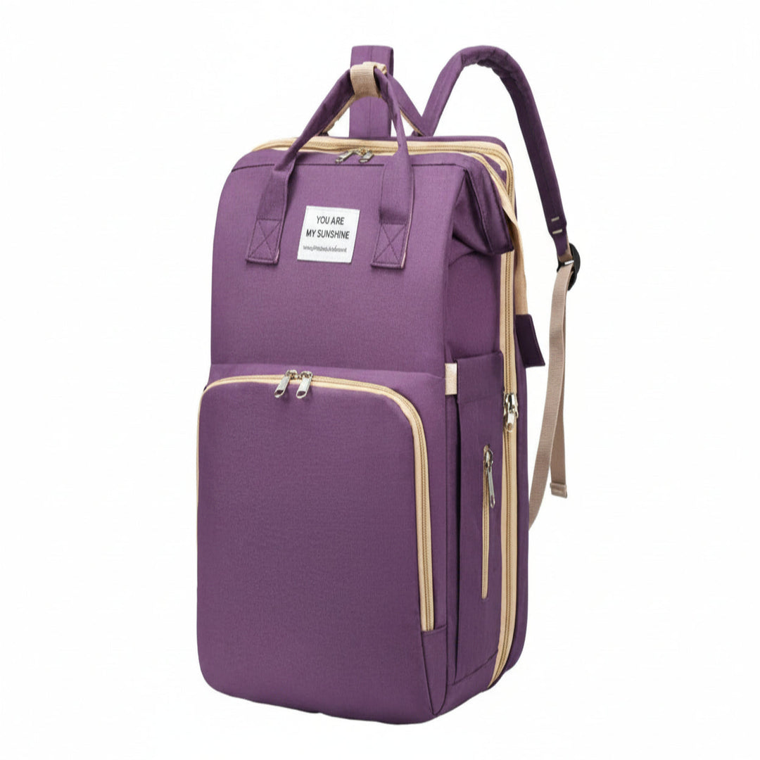 Parent Backpack with Multi-Functional Baby Essentials Storage
