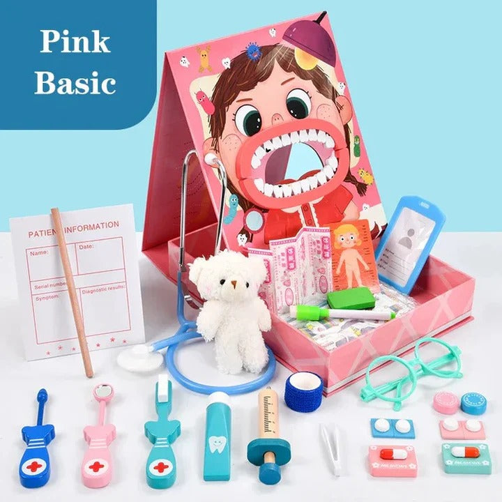 Childrens Dentist Kit Durable Plastic Medical Tools
