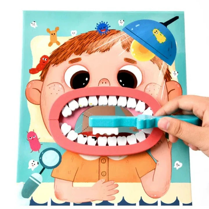 Childrens Dentist Kit Durable Plastic Medical Tools